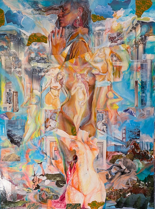 Embodied 30x40 inch original Kelly Ahern Art Painting